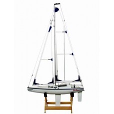 Bateau Voilier en Bois Mini Maxi 60 Rc Équipage 