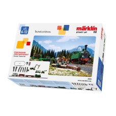 Coffret de départ digital Exploitation forestière HO Märklin 