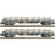 Coffret de Wagons plats  N DC Fleischmann